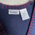 Women's Vintage Autumn Fall Harvest Pumpkin Farm Cottage Sweater Vest Medium