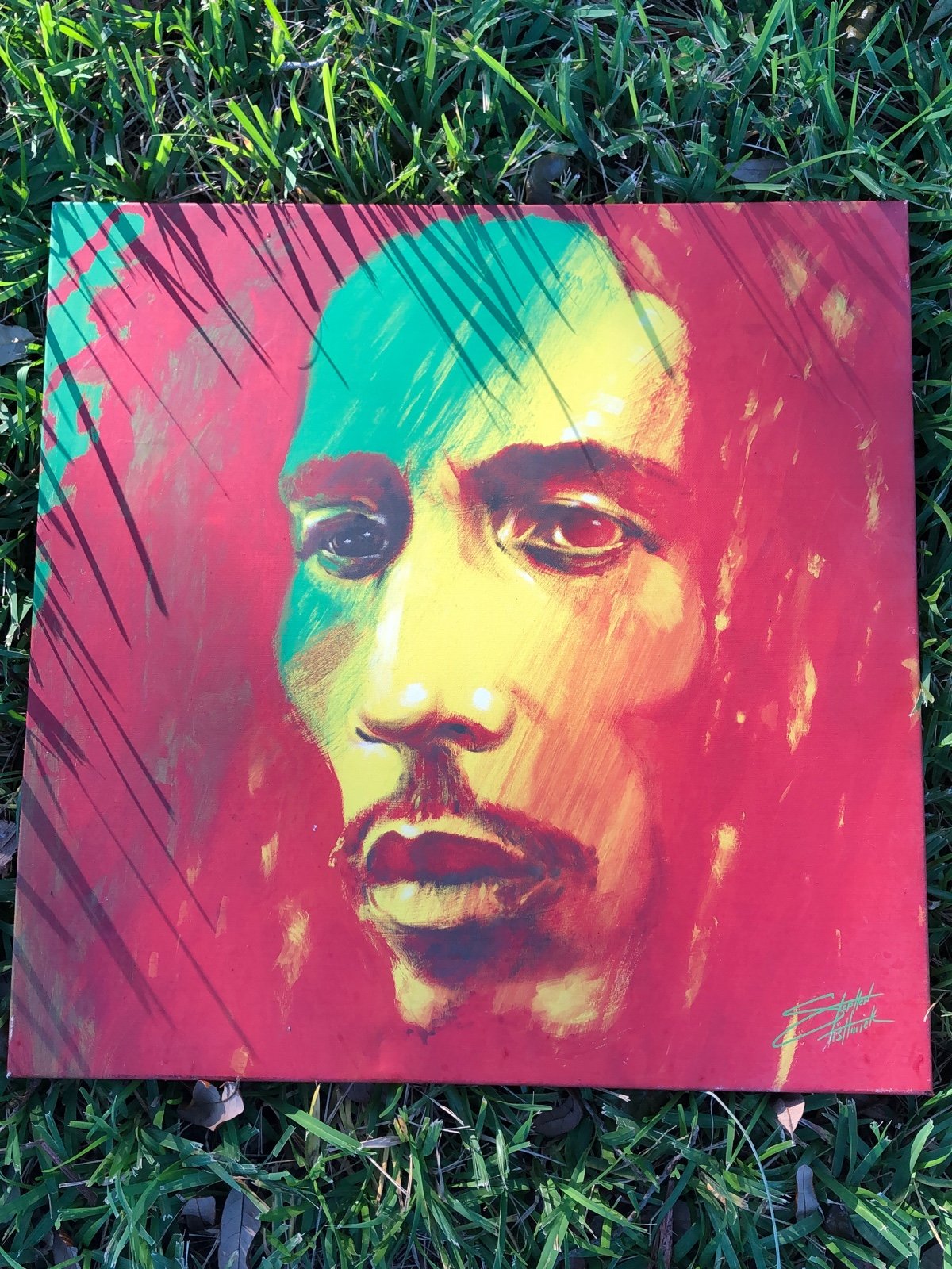 Bob Marley painting