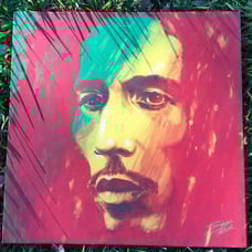 Bob Marley painting