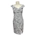Black Halo Hepburn Off-the-shoulder Sheath Dress In Kaleidoscope Size 0