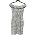 Black Halo Hepburn Off-the-shoulder Sheath Dress In Kaleidoscope Size 0