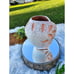 Vintage Made In Mexico Unique Handmade Pottery Vase.