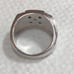 Vintage 18KGP CZ Unisex Ring Size 8