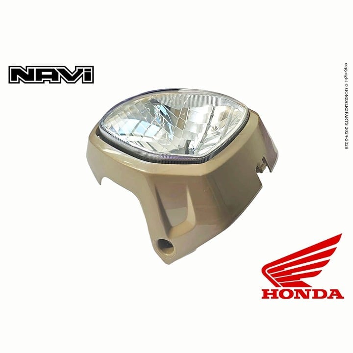 HONDA HEADLIGHT & COVER KIT LADAKH BROWN 2022-2024 NAVI NVA110B GENUINE NEW OEM