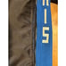 Vtg 1970 Polaris Snow Pants Bib Snowmobile Suit Ski Overall Black Blue Rare Knit