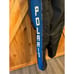 Vtg 1970 Polaris Snow Pants Bib Snowmobile Suit Ski Overall Black Blue Rare Knit