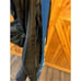 Vtg 1970 Polaris Snow Pants Bib Snowmobile Suit Ski Overall Black Blue Rare Knit