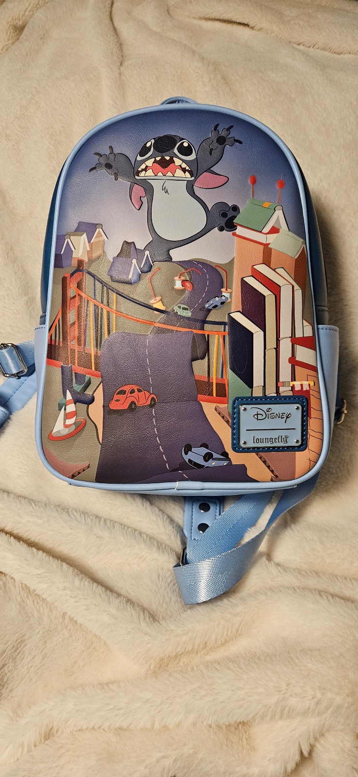 Loungefly Disney Stitch Badness Level Mini Backpack