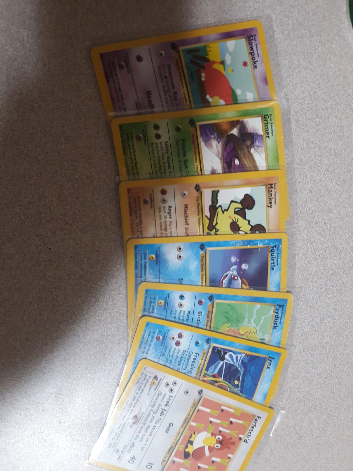 Pokemon 1st edition vintage lot