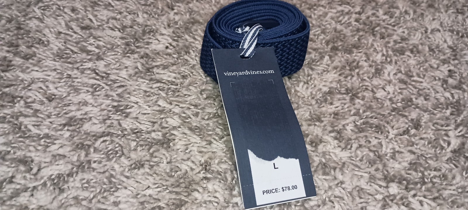 Men's Vineyard Vines Belt Size Large Color Blue Preppy Sports Church Thuggin Lif