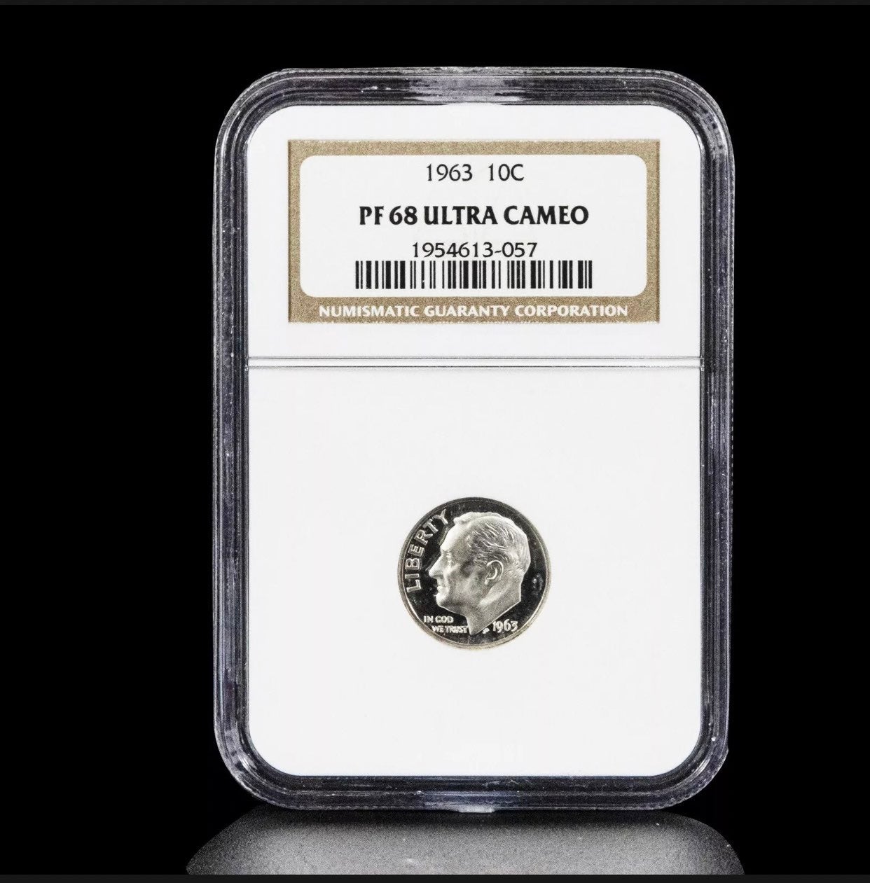 1963 Roosevelt Dime Proof Silver Coin NGC PF68 UCAM - Only 218 In Higher Grades!
