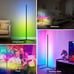 Led Corner Floor Lamp, Smart RGB Floor Lamp with APP&Remote, 16 Million Colors