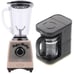 LUOZZY Mini Blender Toy & Coffee Machine Model 1: 12 Miniature Dollhouse Kitche