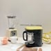 LUOZZY Mini Blender Toy & Coffee Machine Model 1: 12 Miniature Dollhouse Kitche