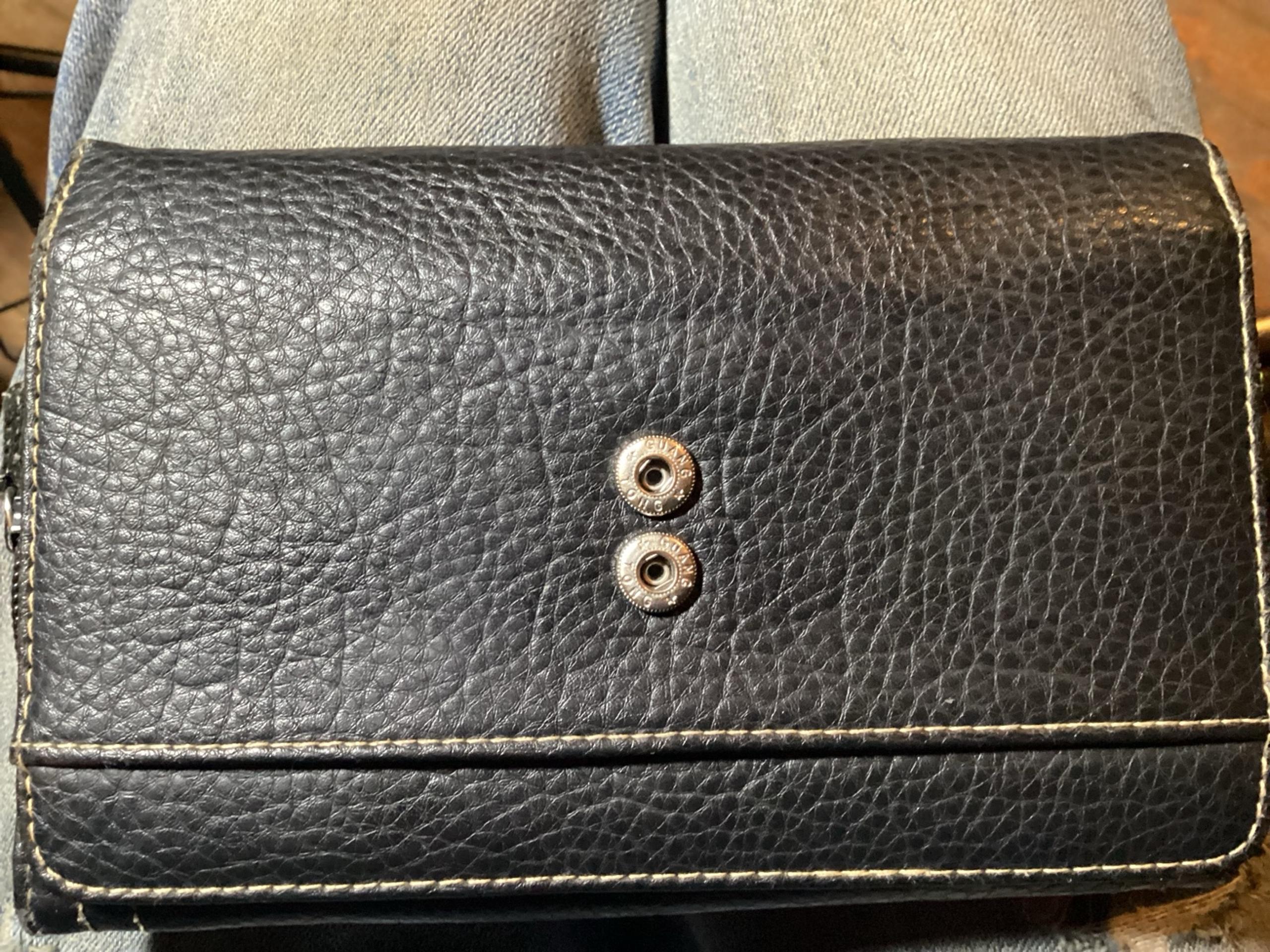 Avon black leather wallet