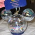 Disney Mickey Mouse Icon Glass 4 Parks Ornament 50th