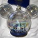 Disney Mickey Mouse Icon Glass 4 Parks Ornament 50th