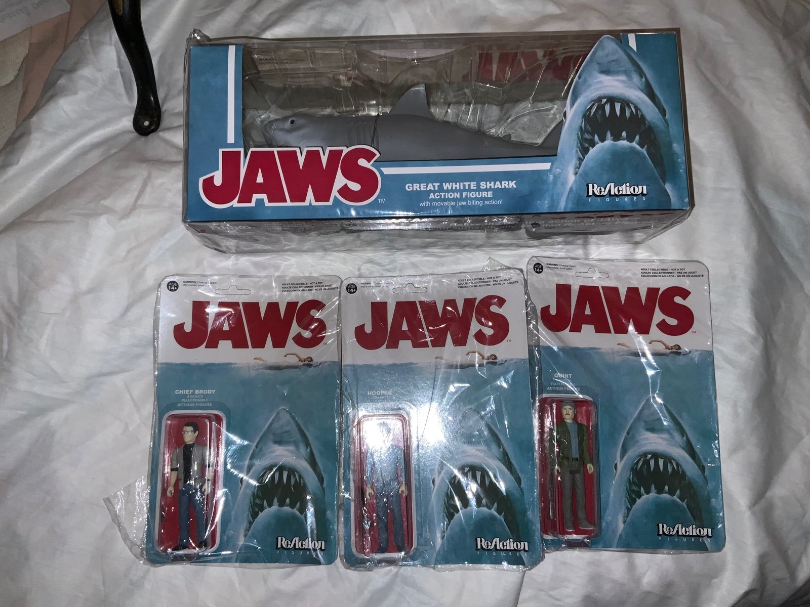Brand New Complete Set Funko ReAction Jaws