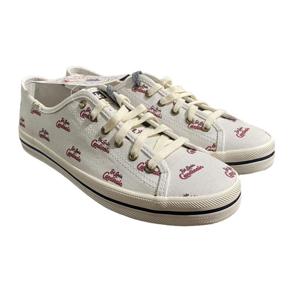 Keds X MLB St. Louis Cardinals Kickstart Women's Size 5 Repeat Logo Sneakers