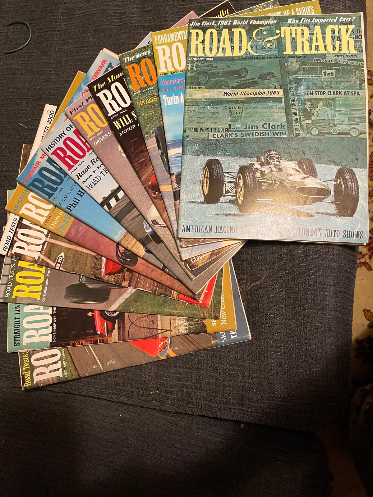 1964 road and track magazines every month of the year in immaculate condition