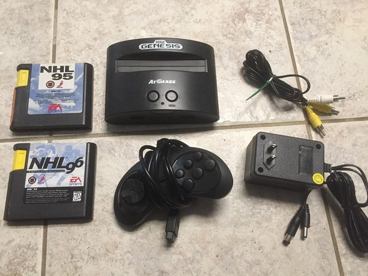 Sega Genesis Flashback Atgames with 80 built in games Controller, Wires, & more!