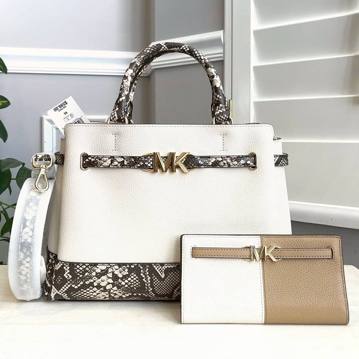 Michael Kors Reed Large Satchel & Wallet NWT