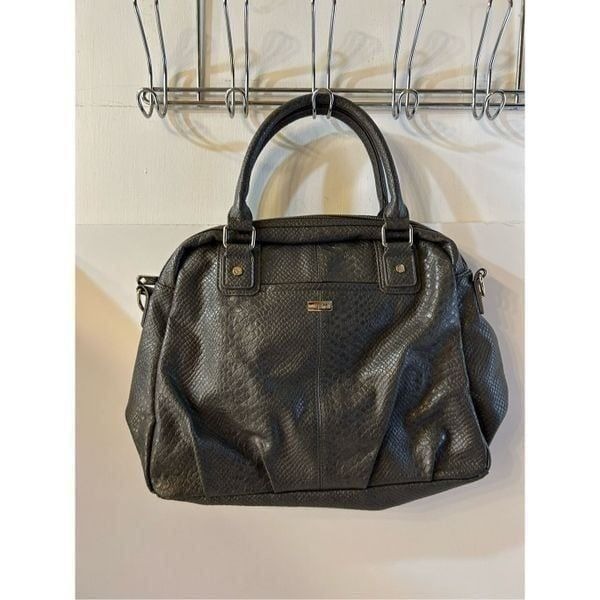 Jewell Thirty one satchel gray pebble 16 x11”