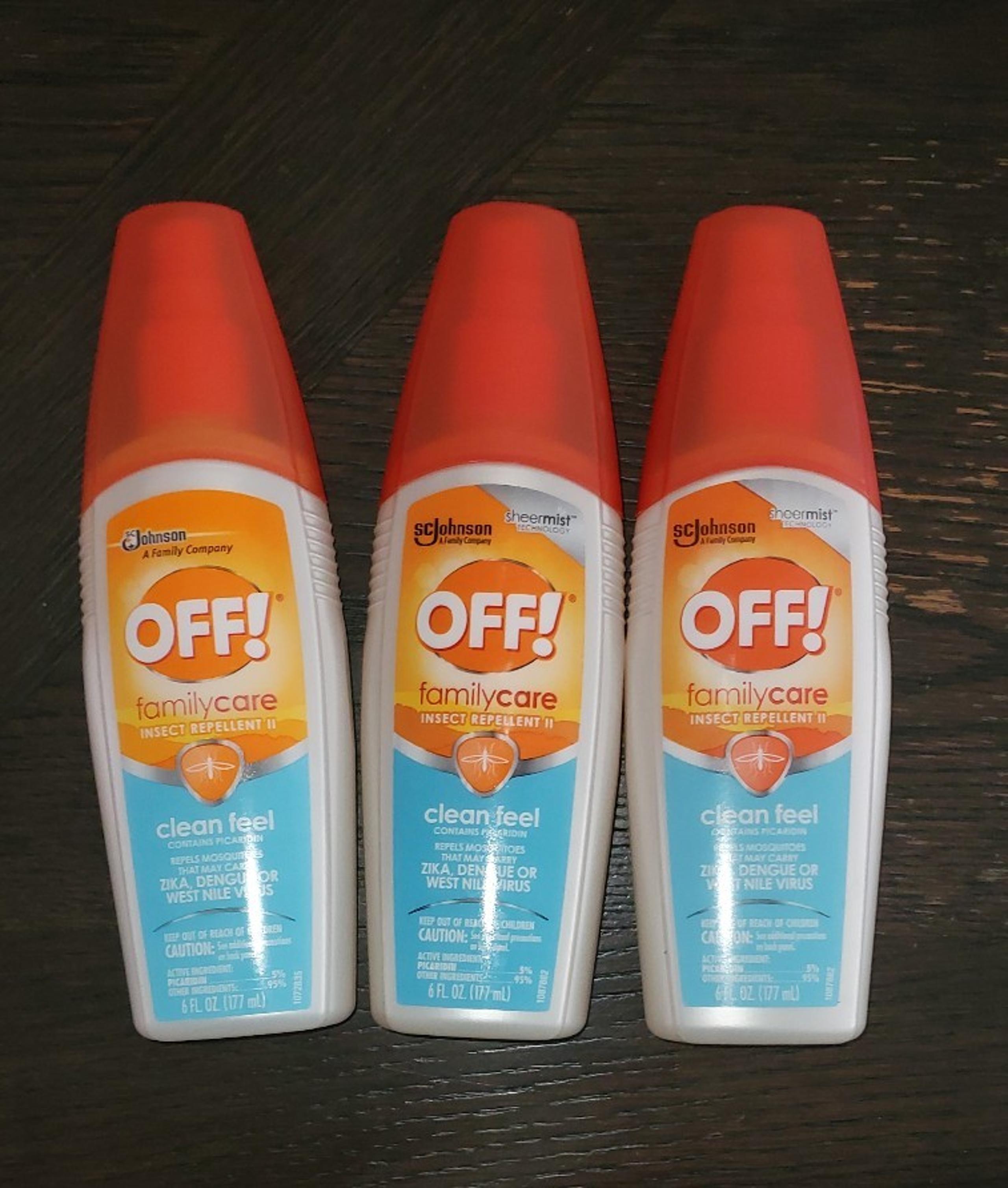 3 OFF! Family Care, Insect Repellent II Clean Feel, 6 oz