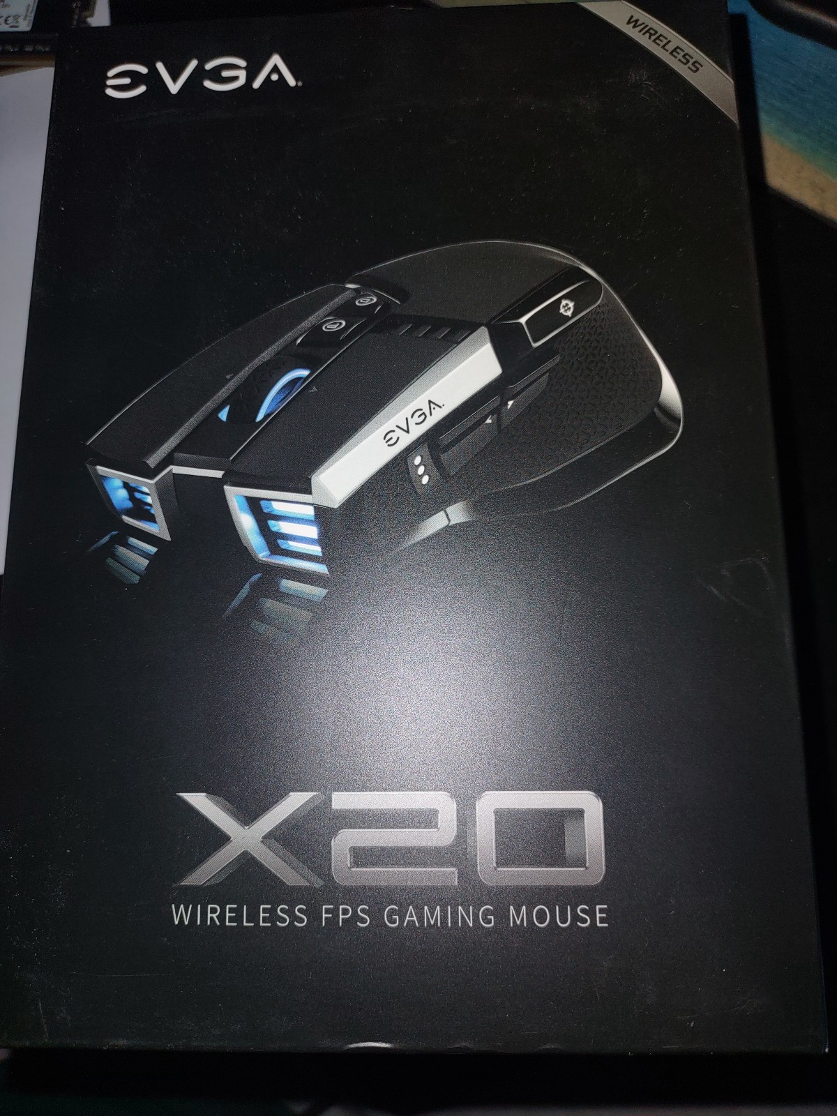 Open Box EVGA X20 wireless gaming mouse