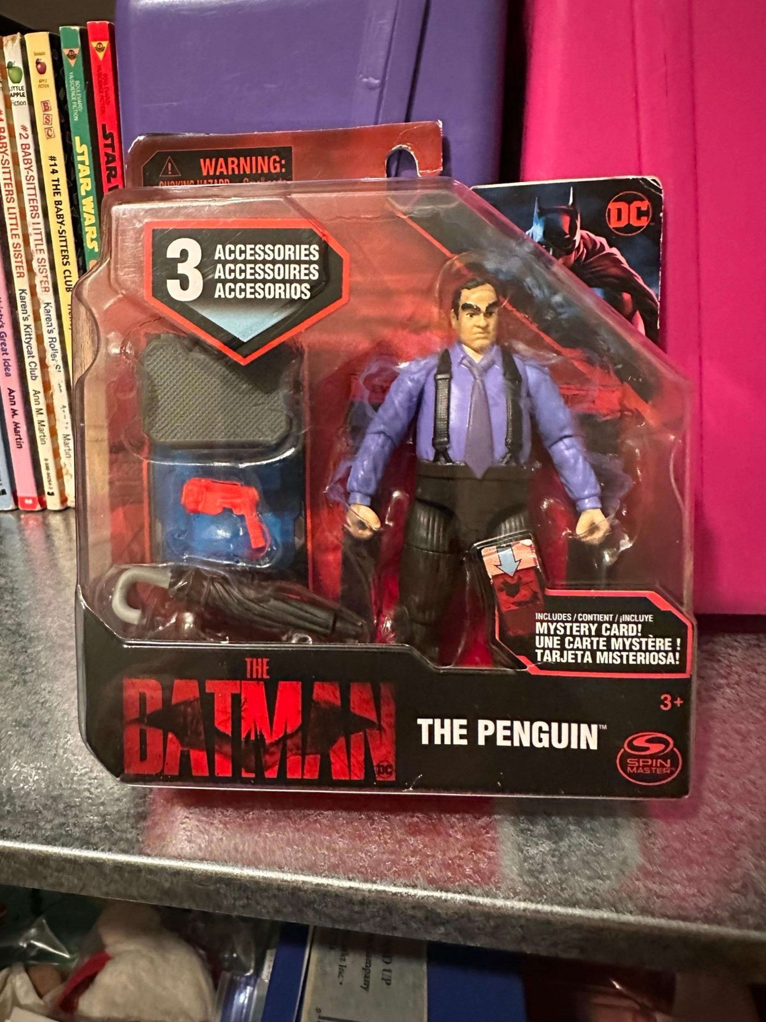 2022 Spin Master DC The Batman The Penguin 4" Action Figure With Mystery Card