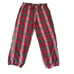 Life is Good Red Black White Cozy Soft Elastic Waist Oversized Plaid Flannel Sle
