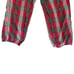 Life is Good Red Black White Cozy Soft Elastic Waist Oversized Plaid Flannel Sle