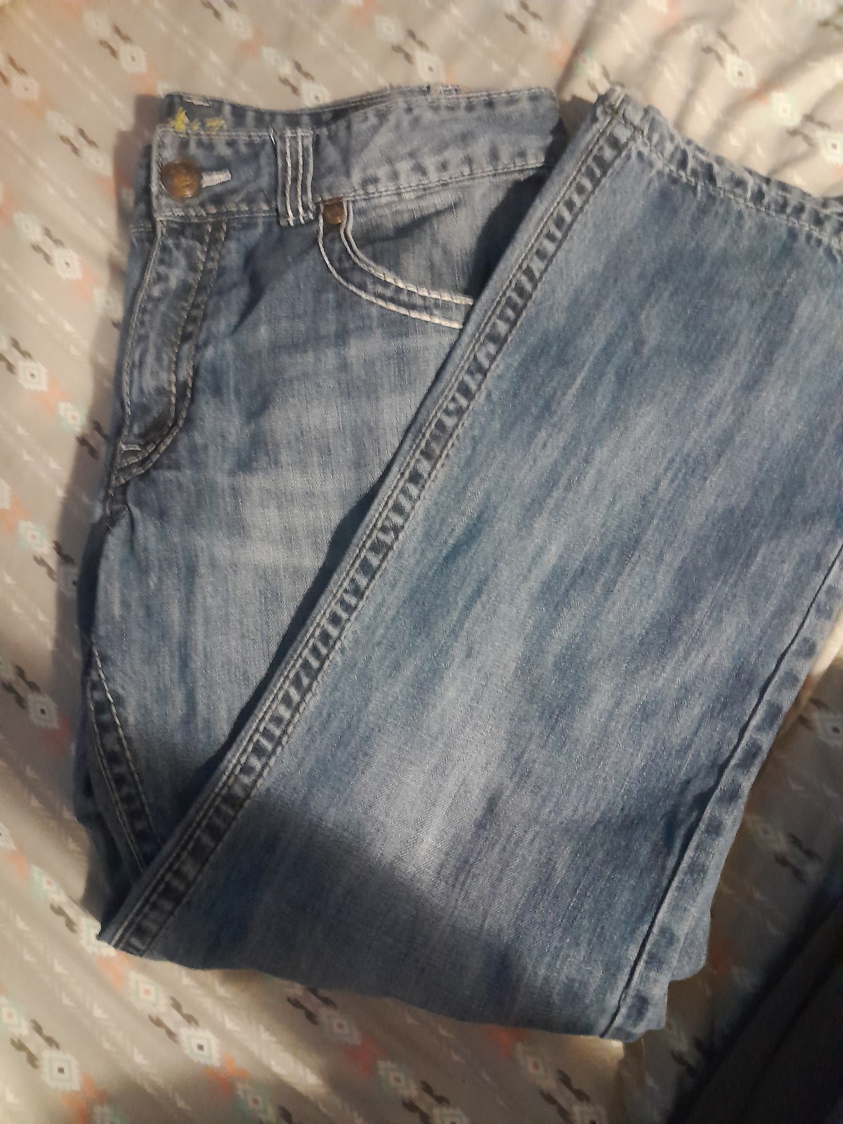 Men's wrangler denim jeans