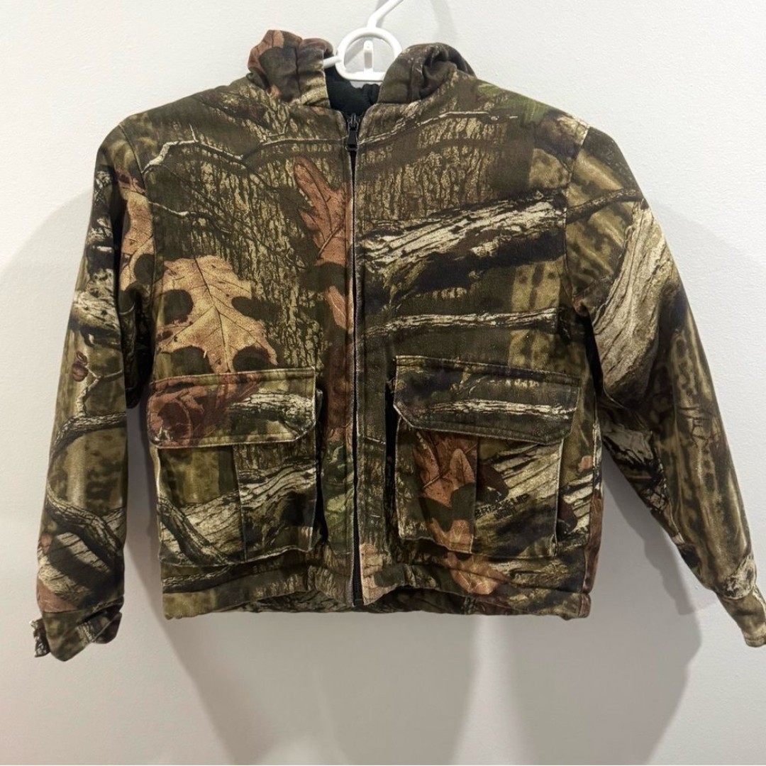 Mossy Oak breakup infinity hunting camo jacket youth size medium