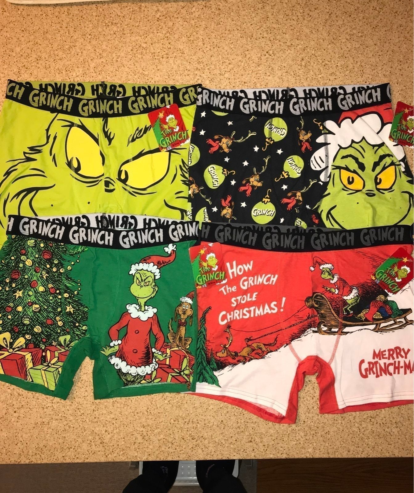 The Grinch Boxer Briefs LARGE