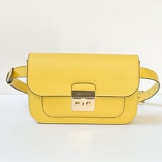 Michael Kors Sloan Editor Small Belt Bag Fanny Pack Clutch Yellow