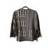 NWT Gabby Isabella Amelia Mock Neck Black & White Houndstooth Sweater Women's S