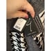 NWT Gabby Isabella Amelia Mock Neck Black & White Houndstooth Sweater Women's S
