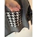 NWT Gabby Isabella Amelia Mock Neck Black & White Houndstooth Sweater Women's S