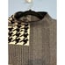 NWT Gabby Isabella Amelia Mock Neck Black & White Houndstooth Sweater Women's S