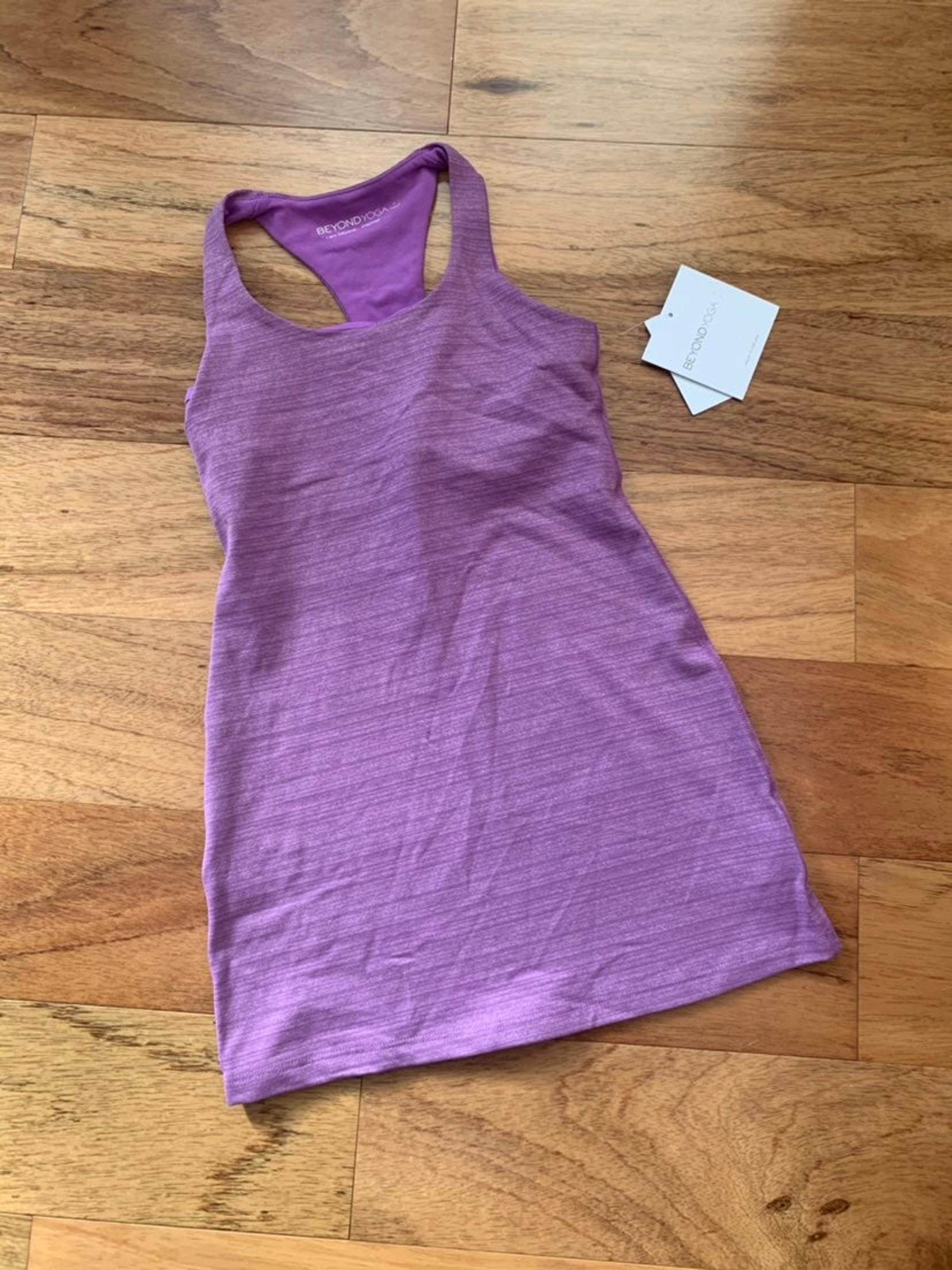 Beyond Yoga stripe hype tank top