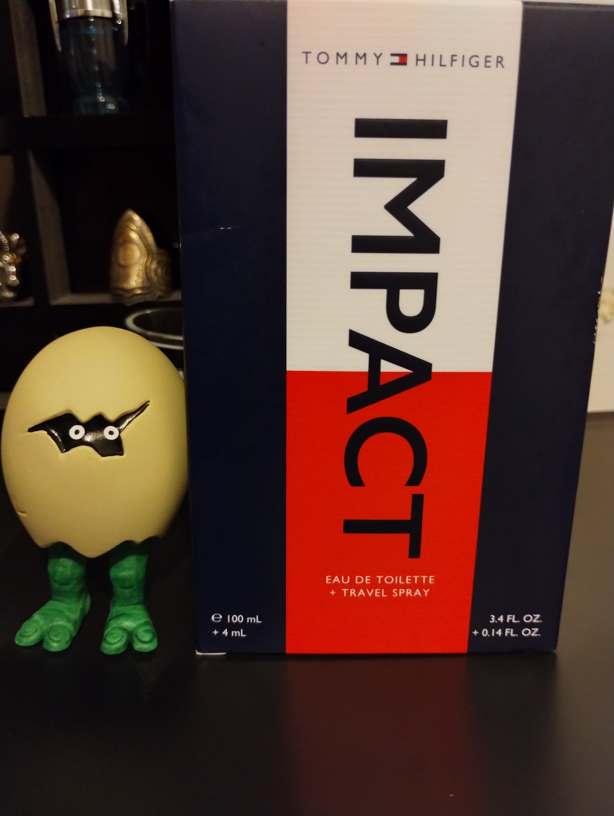 Tommy Hilfiger Impact 3.4 oz EDT + Travel Spray 0.14 oz Cologne New