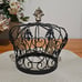 Vintage Black Metal Crown with Gold Ornate Finial – Sacred Heart Renaissance Sty
