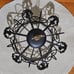 Vintage Black Metal Crown with Gold Ornate Finial – Sacred Heart Renaissance Sty