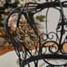 Vintage Black Metal Crown with Gold Ornate Finial – Sacred Heart Renaissance Sty