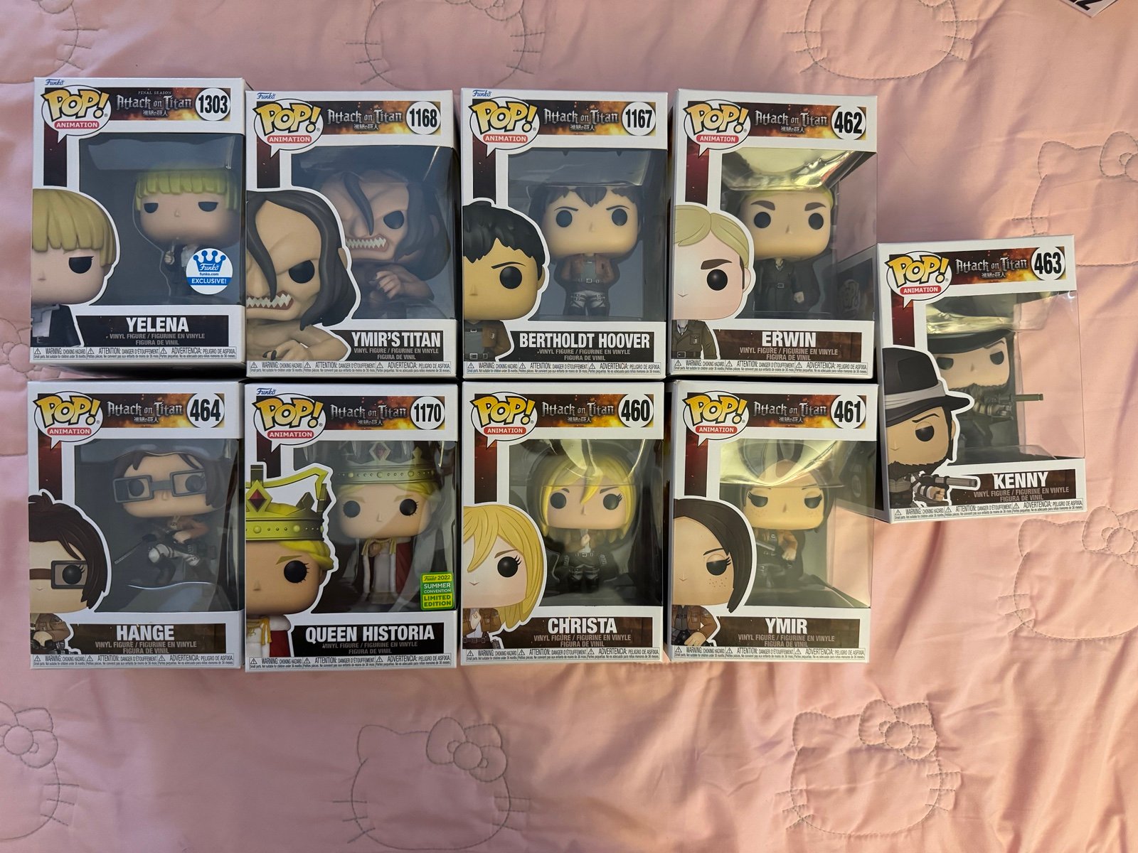Attack on Titan Funko Pop Bundle