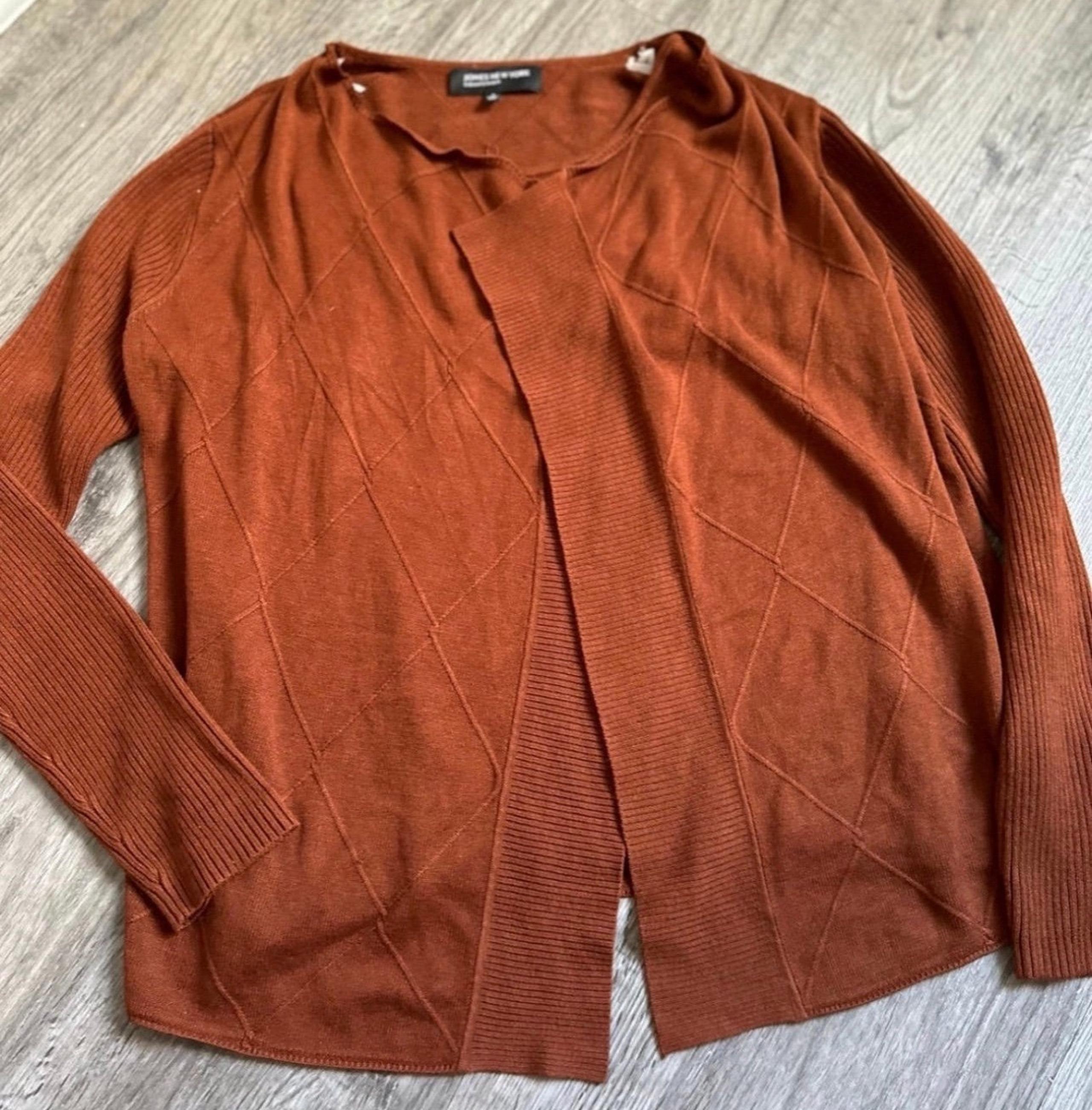 Cardigan Jones New York Brownish Casual Lounge Small S