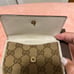 Gucci jacquard GG heart bifold wallet
