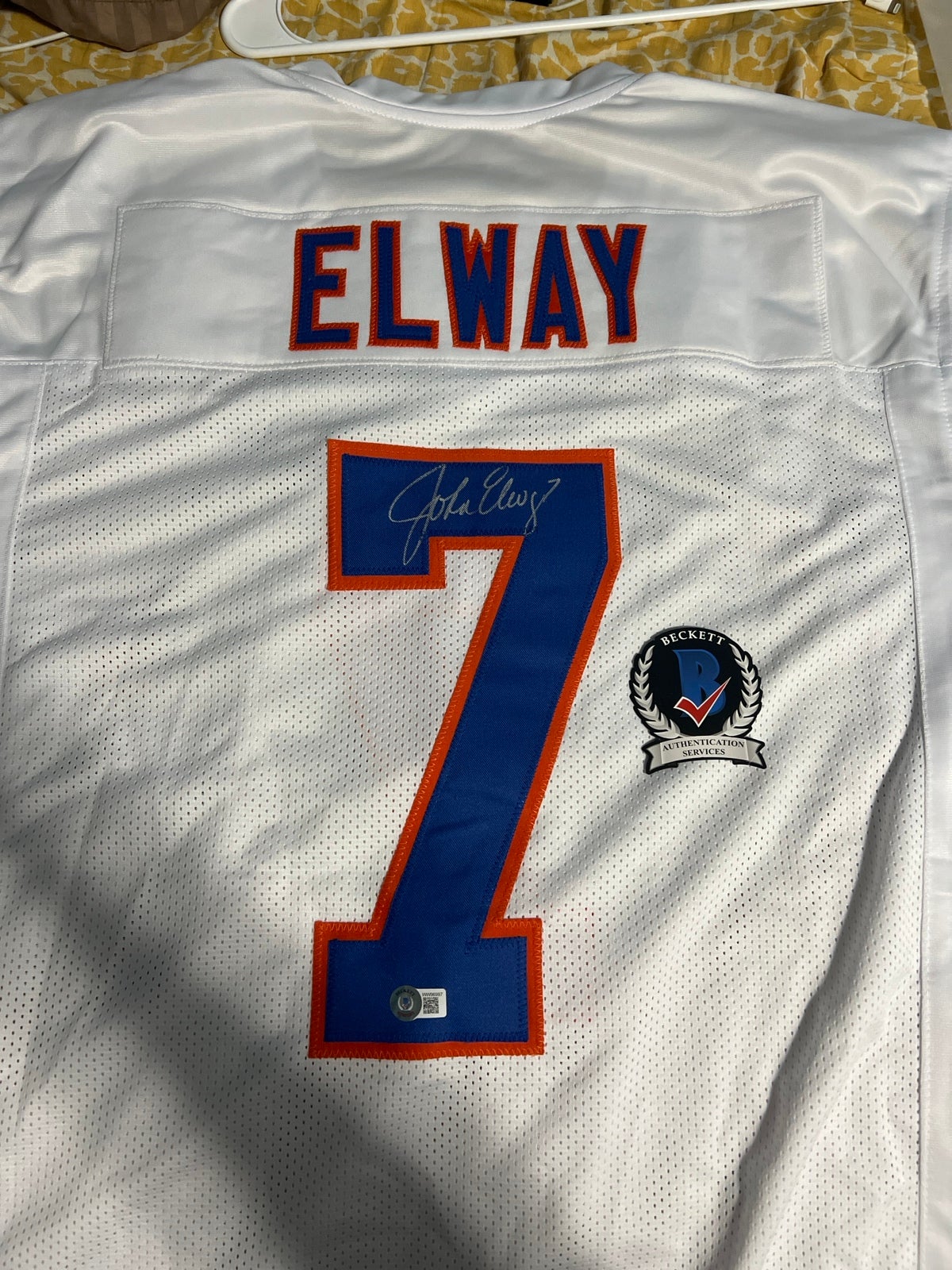 john elway signed jersey