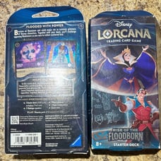 New Disney Lorcana starter Decks Rise of the Floodborn